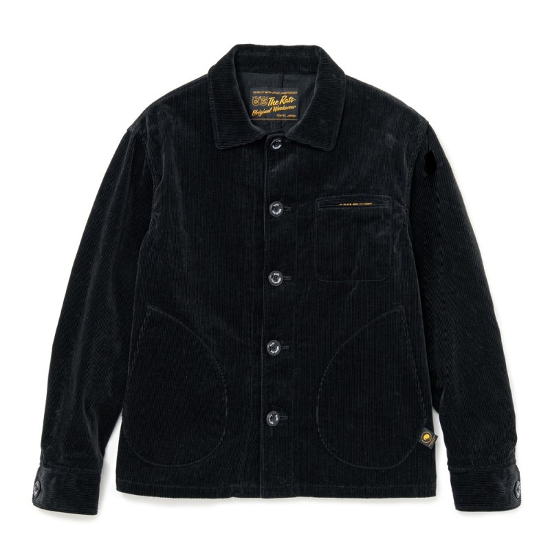画像1: RATS/CORDUROY JKT（BLACK）［コーデュロイJKT-26秋冬］