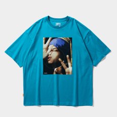 画像1: TIGHTBOOTH/DISTORTION S/S T-SHIRT（Aquamarine）［ディストーションT-26秋冬］ (1)