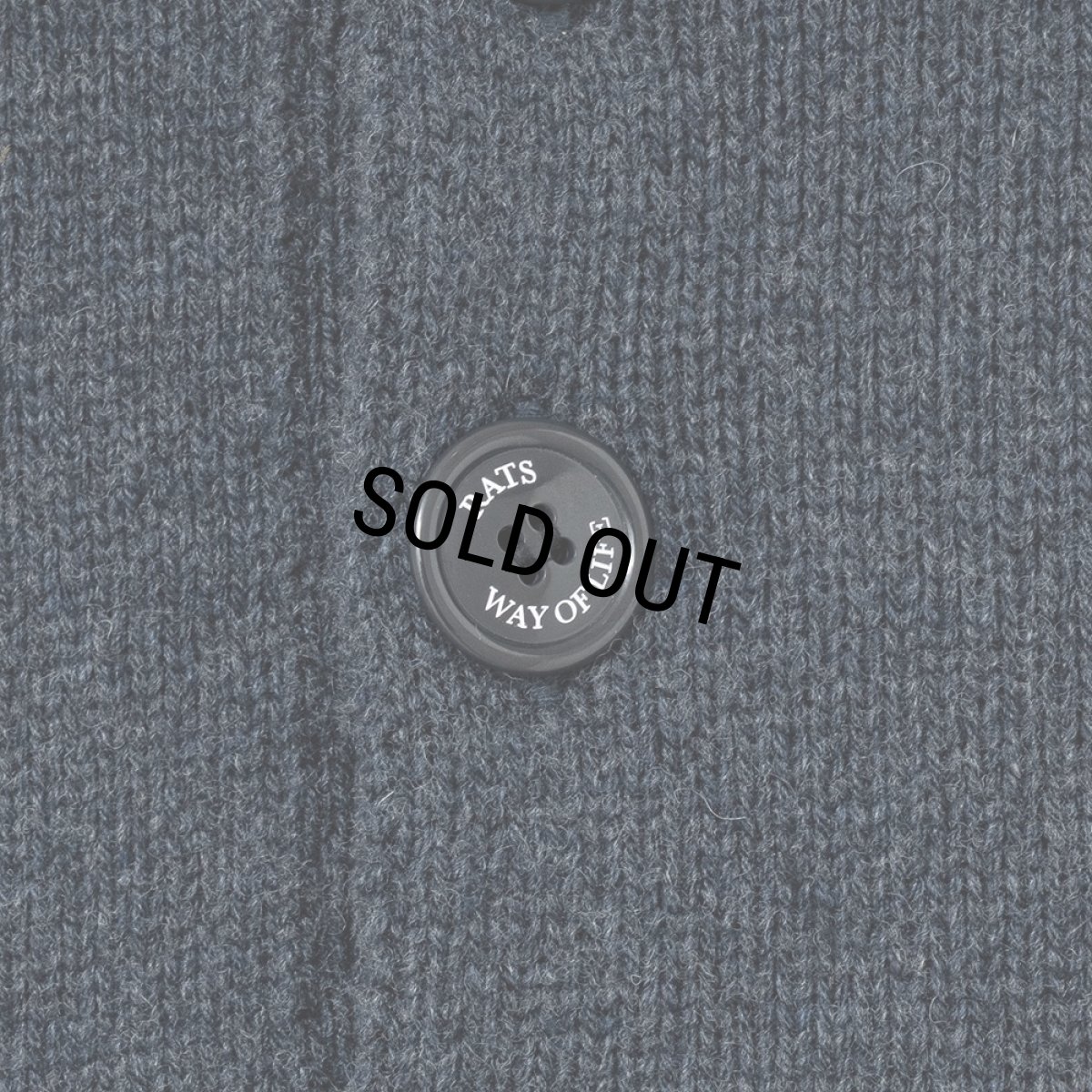 画像4: RATS/POLO KNIT L/S（INDIGO）［ポロニット-26秋冬］ (4)