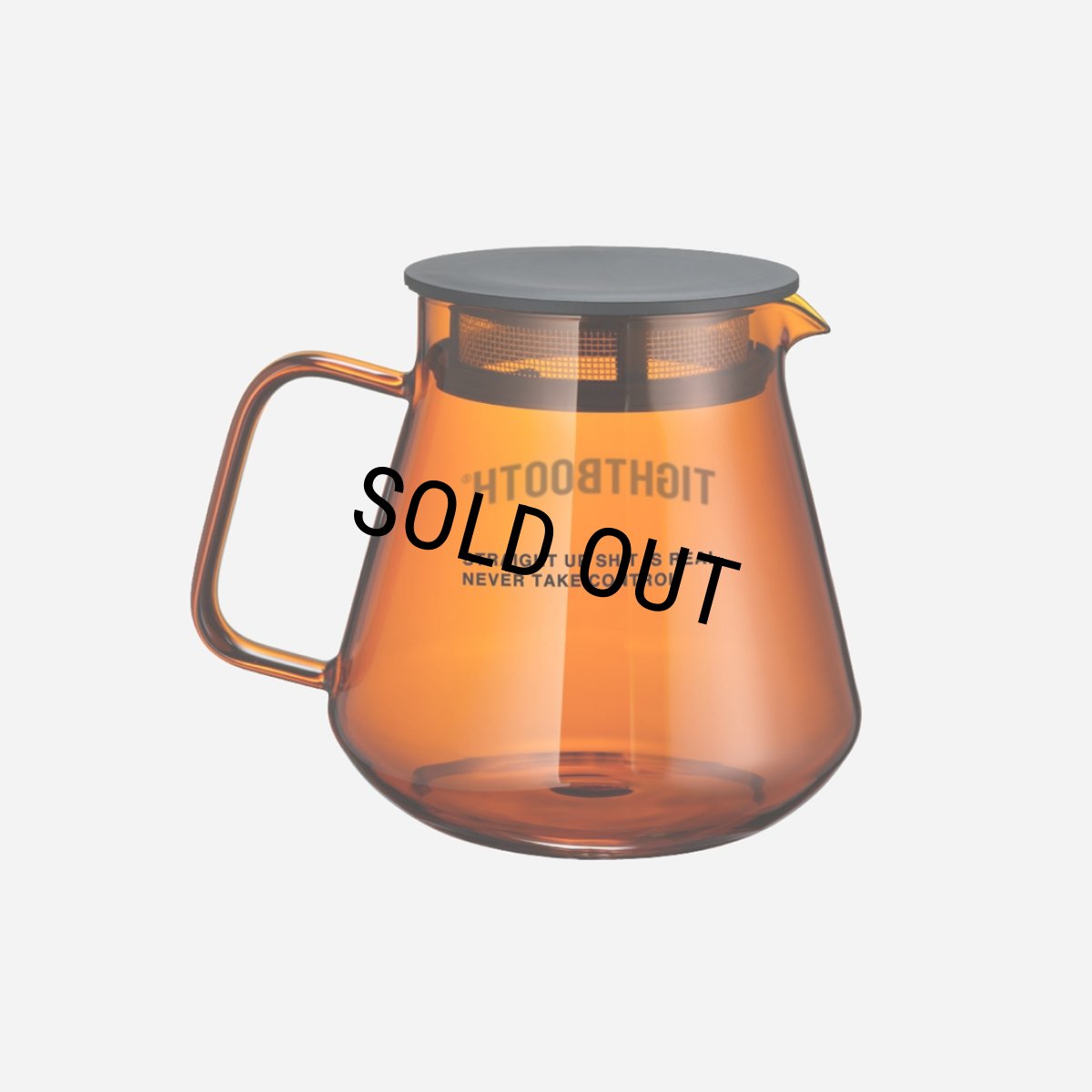 画像2: TIGHTBOOTH/LABEL LOGO COFFEE POT（Orange）［ラベルロゴコーヒーポット-26秋冬］ (2)