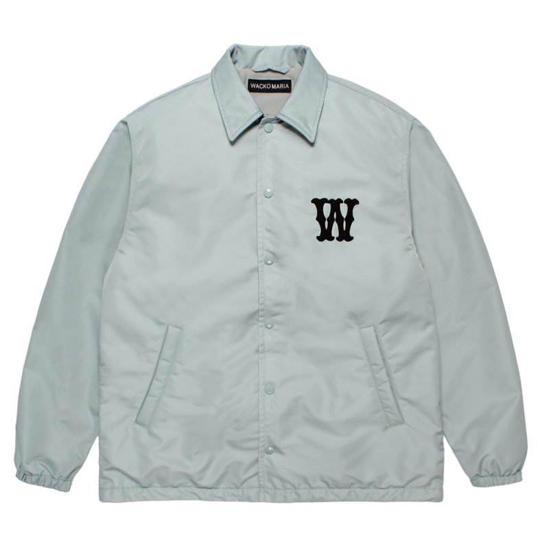 画像1: WACKO MARIA/COACH JACKET（GRAY）［コーチJKT-26秋冬］