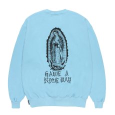 画像1: WACKO MARIA/MIDDLE WEIGHT SWEAT SHIRT（LIGHT BLUE）［クルーネックスウェット-26秋冬］ (1)