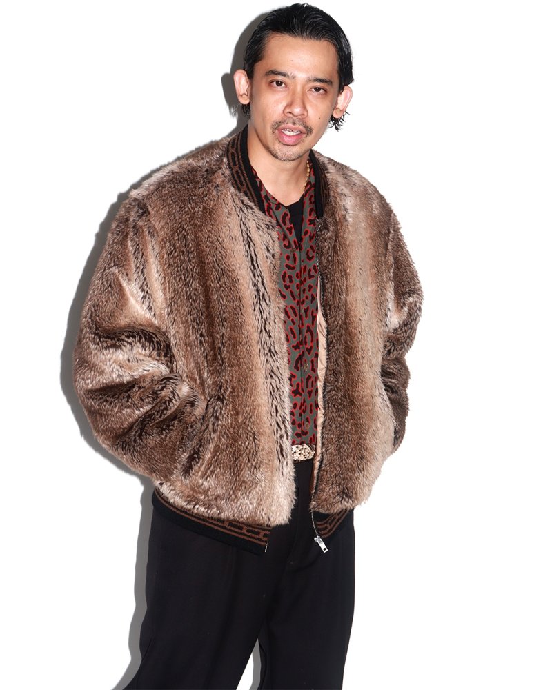 画像3: WACKO MARIA/LEOPARD HAWAIIAN SHIRT（CHARCOAL）［レオパードハワイアンシャツ-26秋冬］