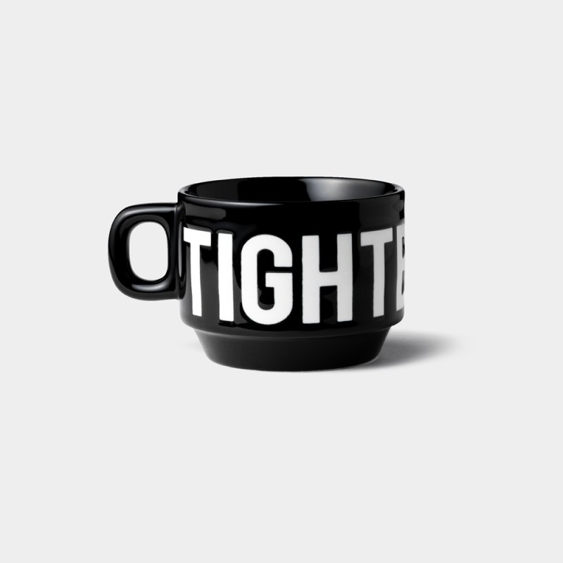 画像1: TIGHTBOOTH/LOGO MUG CUP（Black）［ロゴマグカップ-26秋冬］