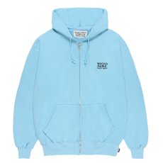 画像1: WACKO MARIA/MIDDLE WEIGHT ZIP UP HOODED SWEAT SHIRT（LIGHT BLUE）［ジップアップパーカー--26秋冬］ (1)