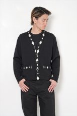 画像8: RATS/ARGYLE CARDIGAN（BLACK）［アーガイルカーディガン-26秋冬］ (8)