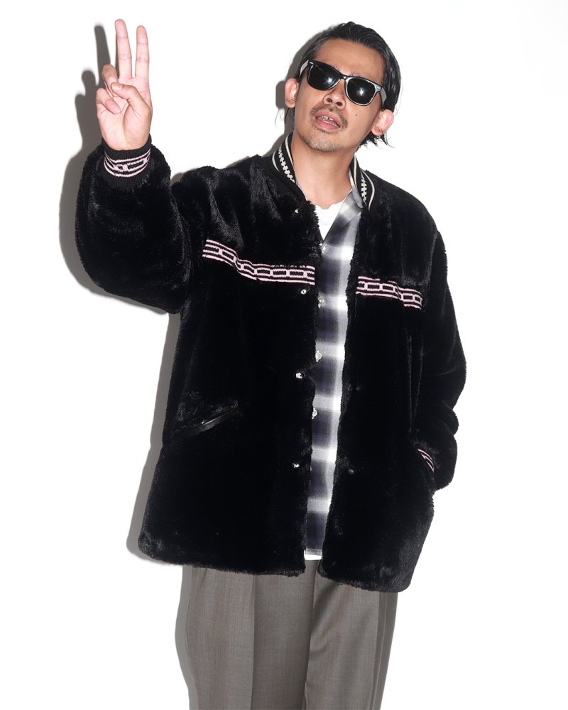 画像2: WACKO MARIA/OMBRE CHECK OPEN COLLAR SHIRT（PURPLE）［オンブレチェックオープンカラーシャツ-26秋冬］