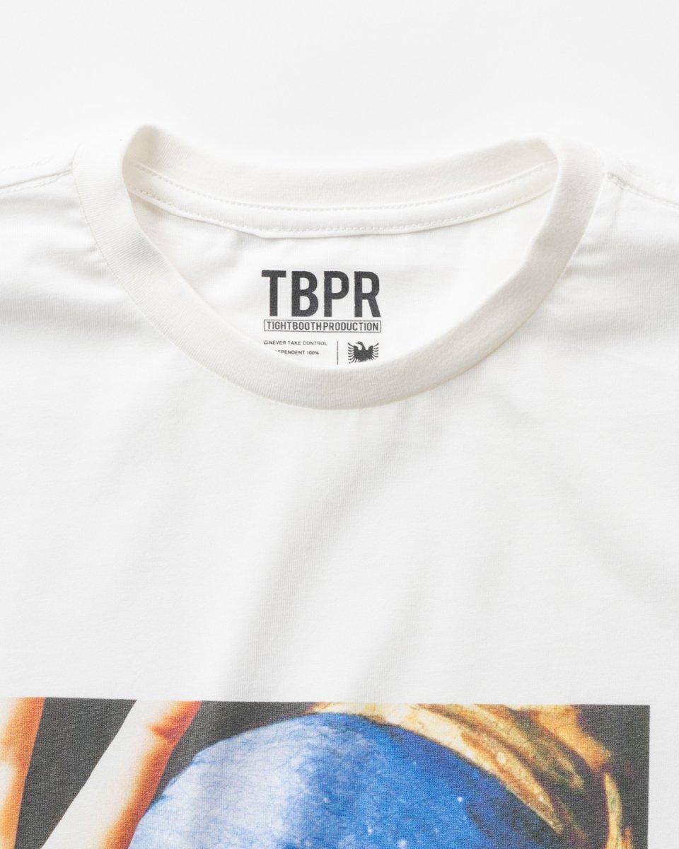 画像2: TIGHTBOOTH/DISTORTION S/S T-SHIRT（White）［ディストーションT-26秋冬］ (2)
