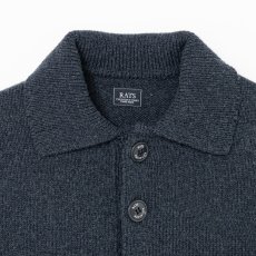 画像3: RATS/POLO KNIT L/S（INDIGO）［ポロニット-26秋冬］ (3)