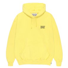 画像2: WACKO MARIA/MIDDLE WEIGHT HOODED SWEAT SHIRT（YELLOW）［プルオーバーパーカー--26秋冬］ (2)