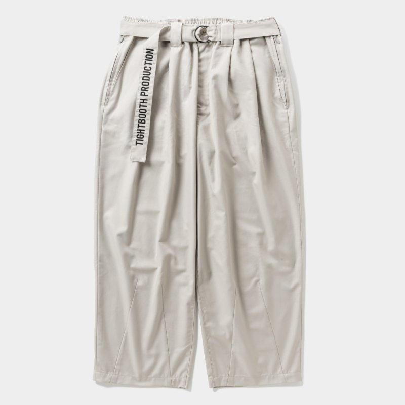 画像1: TIGHTBOOTH/BAGGY SLACKS（Light Gray）［バギースラックス-26秋冬］