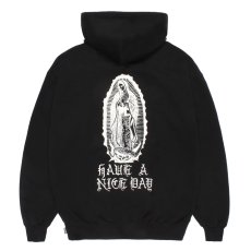 画像2: WACKO MARIA/MIDDLE WEIGHT ZIP UP HOODED SWEAT SHIRT（BLACK）［ジップアップパーカー--26秋冬］ (2)