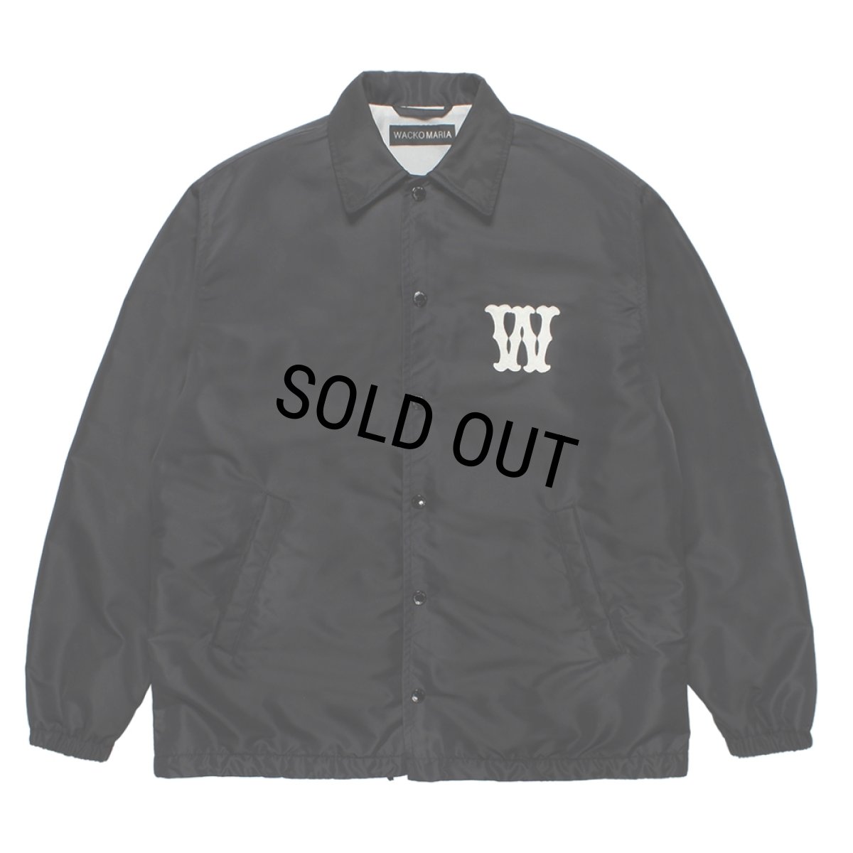 画像2: WACKO MARIA/COACH JACKET（BLACK）［コーチJKT-26秋冬］ (2)