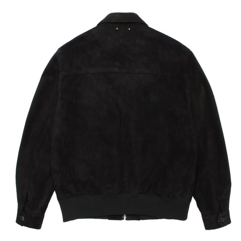 画像2: WACKO MARIA/MINEDENIM / STIE lo / SUEDE LEATHER JACKET（BLACK）［スウェードレザーJKT-26秋冬］