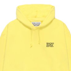 画像3: WACKO MARIA/MIDDLE WEIGHT HOODED SWEAT SHIRT（YELLOW）［プルオーバーパーカー--26秋冬］ (3)