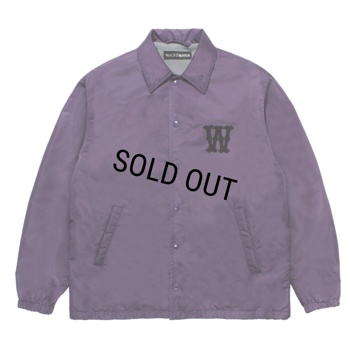 画像2: WACKO MARIA/COACH JACKET（PURPLE）［コーチJKT-26秋冬］ (2)