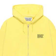画像3: WACKO MARIA/MIDDLE WEIGHT ZIP UP HOODED SWEAT SHIRT（YELLOW）［ジップアップパーカー--26秋冬］ (3)