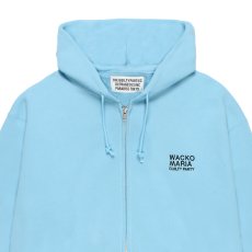 画像3: WACKO MARIA/MIDDLE WEIGHT ZIP UP HOODED SWEAT SHIRT（LIGHT BLUE）［ジップアップパーカー--26秋冬］ (3)