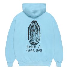 画像1: WACKO MARIA/MIDDLE WEIGHT HOODED SWEAT SHIRT（LIGHT BLUE）［プルオーバーパーカー--26秋冬］ (1)