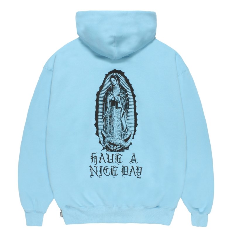 画像2: WACKO MARIA/MIDDLE WEIGHT ZIP UP HOODED SWEAT SHIRT（LIGHT BLUE）［ジップアップパーカー--26秋冬］