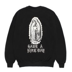 画像1: WACKO MARIA/MIDDLE WEIGHT SWEAT SHIRT（BLACK）［クルーネックスウェット-26秋冬］ (1)