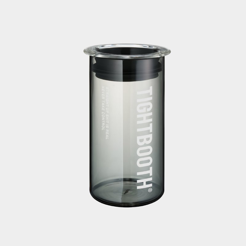 画像1: TIGHTBOOTH/LABEL LOGO CANISTER（Black）［ラベルロゴキャニスター-26秋冬］