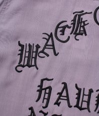 画像6: WACKO MARIA/50'S OPEN COLLAR SHIRT（PURPLE）［50'Sオープンカラーシャツ-26秋冬］ (6)