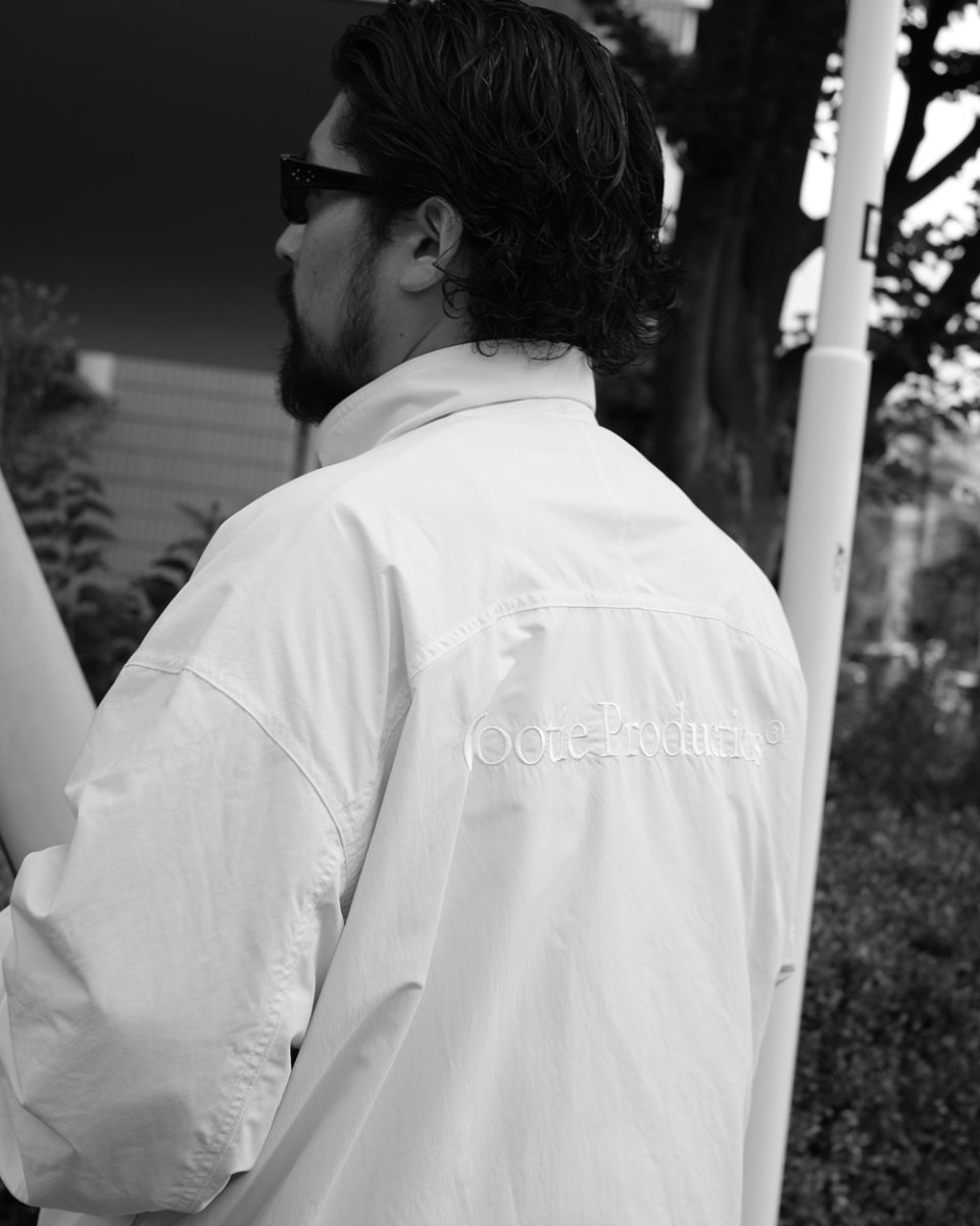 画像12: COOTIE PRODUCTIONS/Polyester Taffeta Training Jacket（Off Ivory）［トレーニングJKT-26秋冬］ (12)