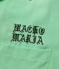 画像4: WACKO MARIA/50'S OPEN COLLAR SHIRT（GREEN）［50'Sオープンカラーシャツ-26秋冬］ (4)