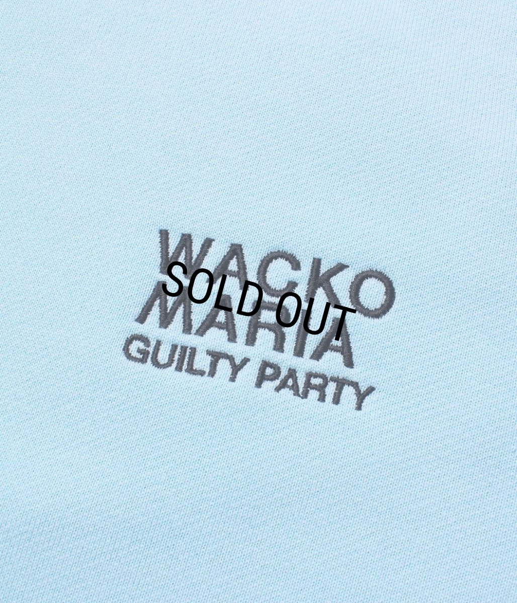 画像4: WACKO MARIA/MIDDLE WEIGHT ZIP UP HOODED SWEAT SHIRT（LIGHT BLUE）［ジップアップパーカー-26秋冬］ (4)