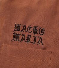 画像4: WACKO MARIA/50'S OPEN COLLAR SHIRT（BROWN）［50'Sオープンカラーシャツ-26秋冬］ (4)