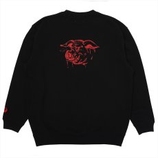 画像2: PORKCHOP/HUNGRY SWEAT（BLACK）［ハングリースウェット-26秋冬］ (2)