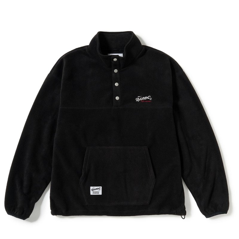 画像1: ROUGH AND RUGGED/TRAIL（BLACK）［フリースプルオーバー-26秋冬］