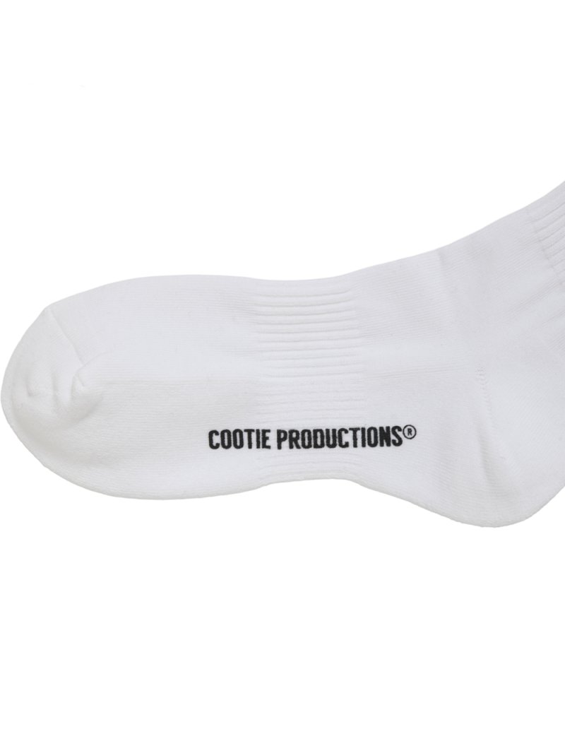 画像3: COOTIE PRODUCTIONS/N/C Middle Socks（White）［ミドルソックス-26秋冬］