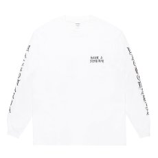 画像1: WACKO MARIA/WASHED HEAVY WEIGHT LONG SLEEVE T-SHIRT（WHITE）［刺繍+プリント長袖T-26秋冬］ (1)