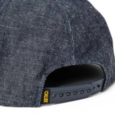 画像5: CALEE/LEATHER WAPPEN DENIM CAP（INDIGO BLUE）［レザーワッペンデニムキャップ-26秋冬］ (5)