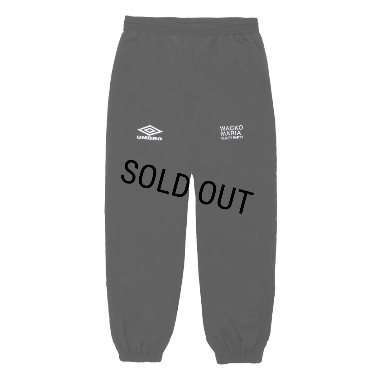 画像1: WACKO MARIA/UMBRO / TRACK PANTS（BLACK）［トラックパンツ-26秋冬］ (1)