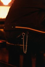 画像8: CALEE/STUDS LEATHER WALLET CHAIN（BLACK）［スタッズレザーウォレットチェーン-26春夏］ (8)