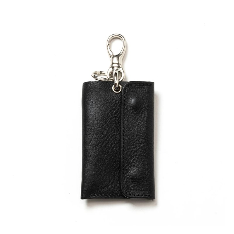 画像2: CALEE/STUDS LEATHER KEY CASE（BLACK）［スタッズレザーキーケース-26秋冬］