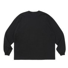 画像2: COOTIE PRODUCTIONS/Raffy Pleated Jersey L/S Tee（Black）［ラフィープリーテッドジャージー長袖T-26秋冬］ (2)