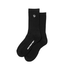 画像2: COOTIE PRODUCTIONS/N/C Middle Socks（Black）［ミドルソックス-26秋冬］ (2)