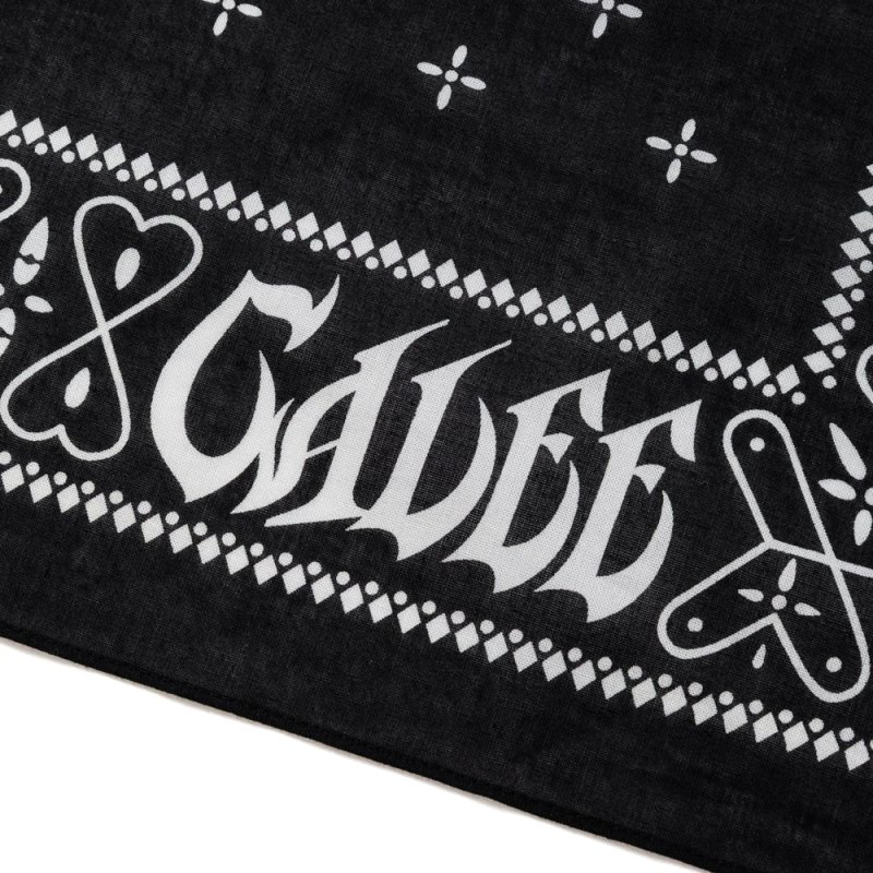 画像2: CALEE/CROSS BANDANA（BLACK）［クロスバンダナ-26秋冬］