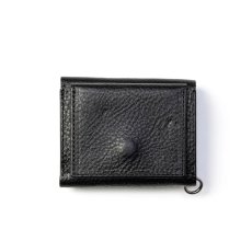 画像2: CALEE/ROUND STUDS LEATHER MULTI WALLET（BLACK）［ラウンドスタッズレザーマルチウォレット-26秋冬］ (2)