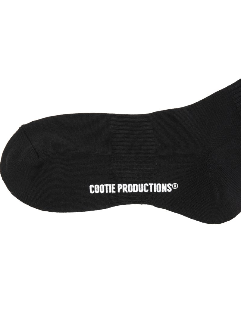 画像3: COOTIE PRODUCTIONS/N/C Middle Socks（Black）［ミドルソックス-26秋冬］