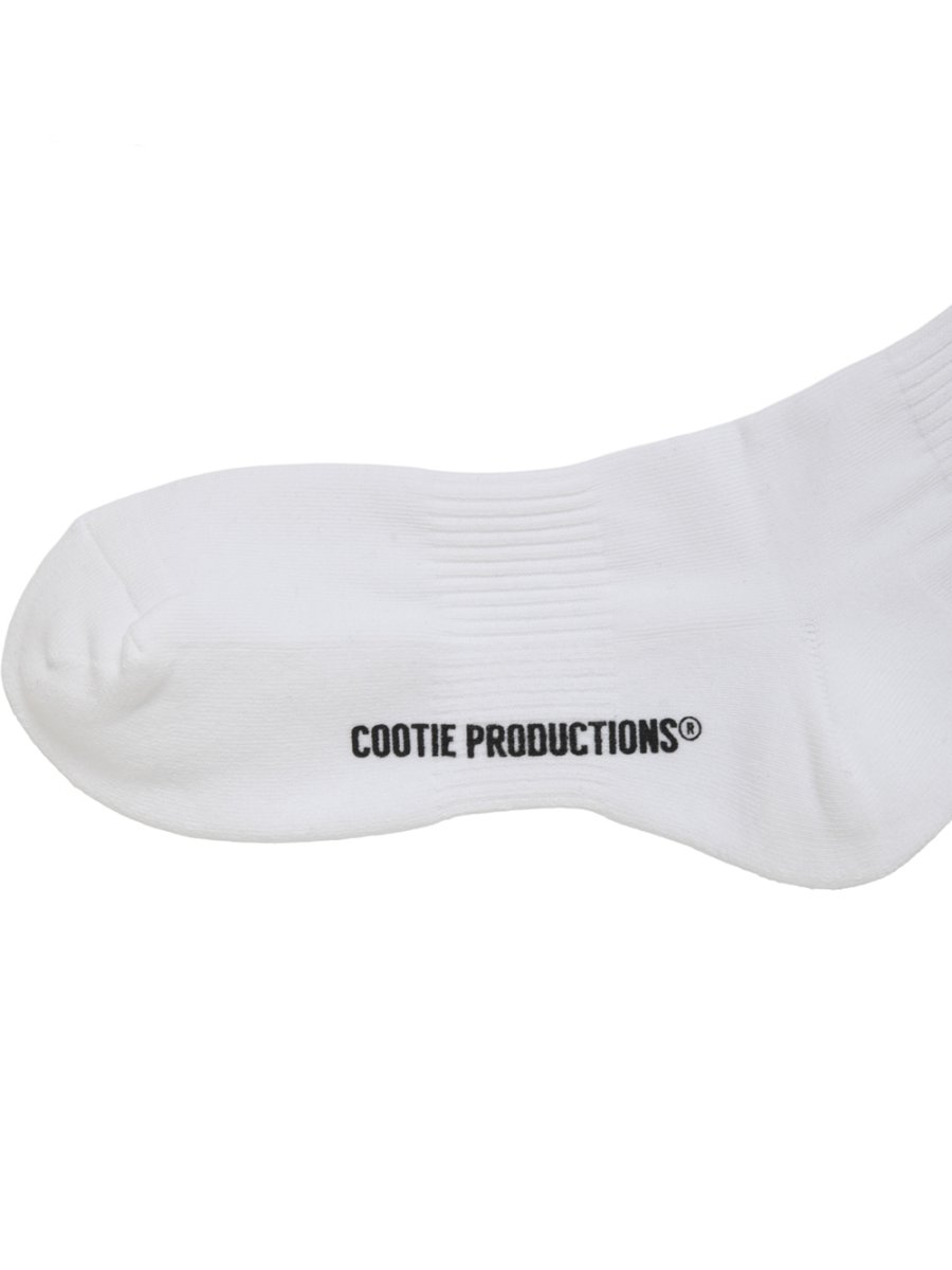 画像4: COOTIE PRODUCTIONS/N/C Middle Socks（White）［ミドルソックス-26秋冬］ (4)