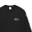 WACKO MARIA/WASHED HEAVY WEIGHT LONG SLEEVE T-SHIRT（BLACK）［刺繍
