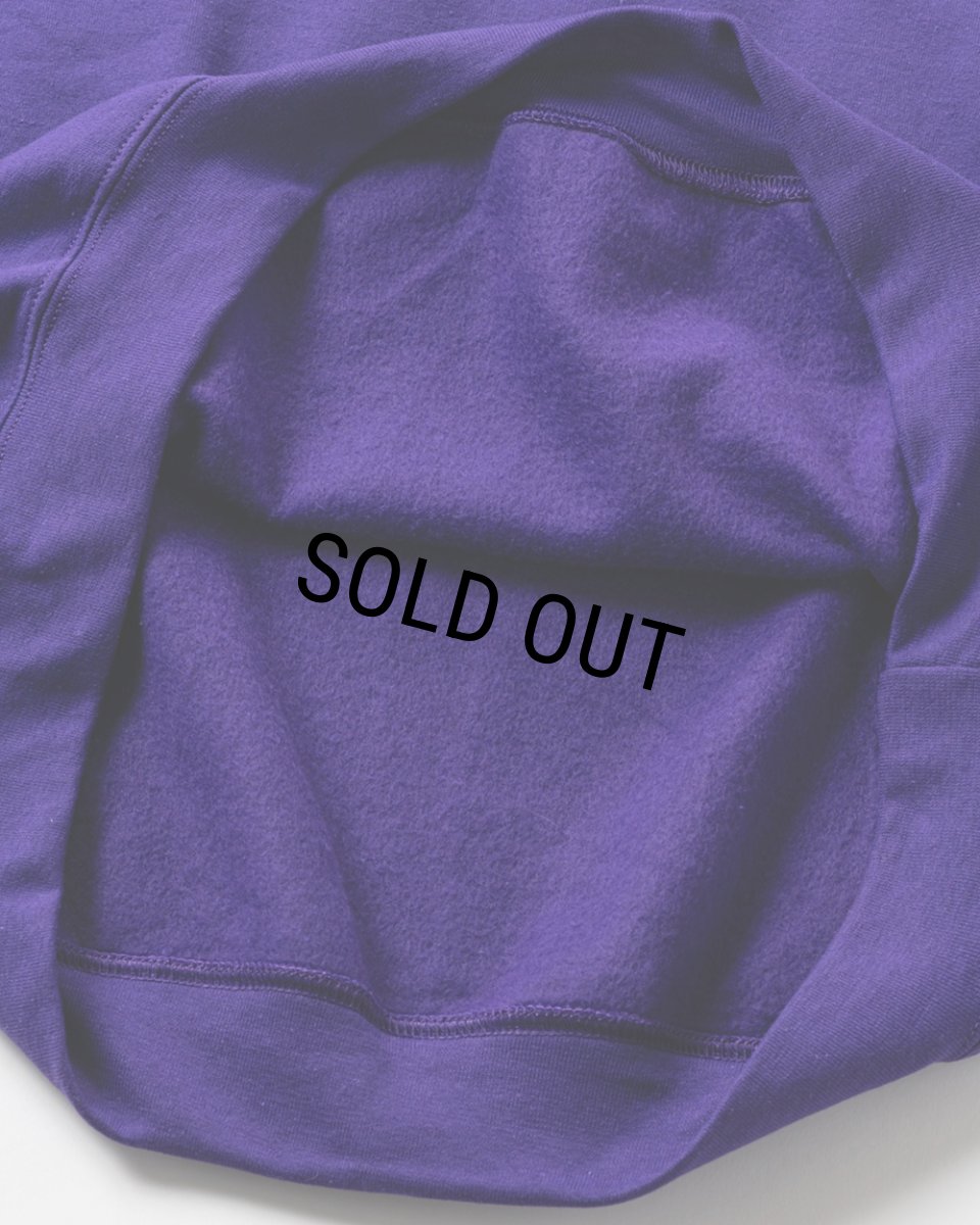 画像4: TIGHTBOOTH/COLLEGE CREW SWEAT（Purple）［カレッジクルースウェット-26秋冬］ (4)