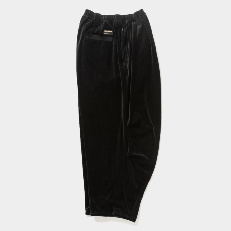 画像2: TIGHTBOOTH/VELOUR BALLOON PANTS（Black）［ベロアバルーンパンツ-26秋冬］
