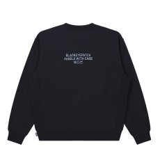 画像2: BlackEyePatch/HWC LABEL CREW SWEAT（NAVY） (2)