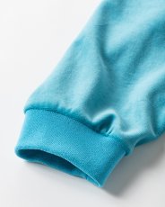 画像5: TIGHTBOOTH/VELOUR L/S CREW（Turquoise）［ベロアクルー-26秋冬］ (5)
